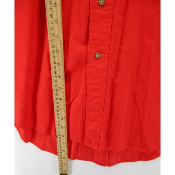 VINTAGE Abercrombie & Fitch Shirt Medium Button Up Field Outdoor 90s NEW - Picture 4 of 11